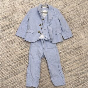 Light Blue Three-Piece Suit for Kids